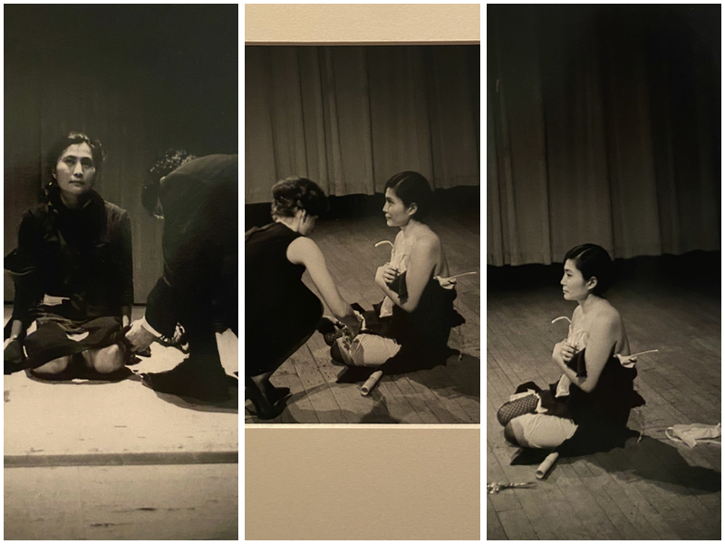 cut pieces yoko ono experimental art collage london mums magazine