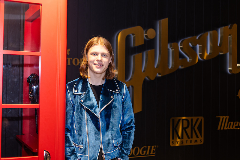 Toby at the Gibson Garage - Photos: Gibson/Robin Clewley photography