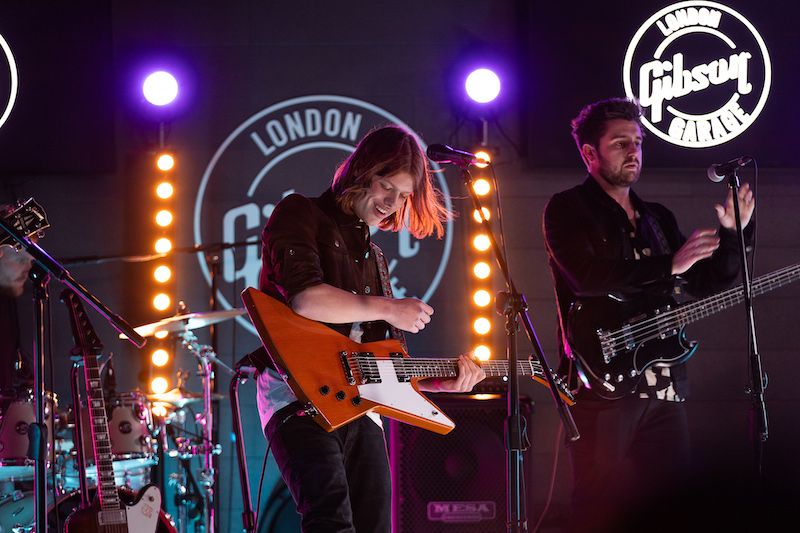 Toby at the Gibson Garage - Photos: Gibson/Robin Clewley photography