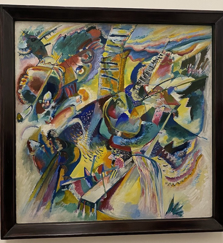 Photo: Wassily Kandinsky Improvisation Gorge (1914) - Credit: Lenbachhaus Muenchen 