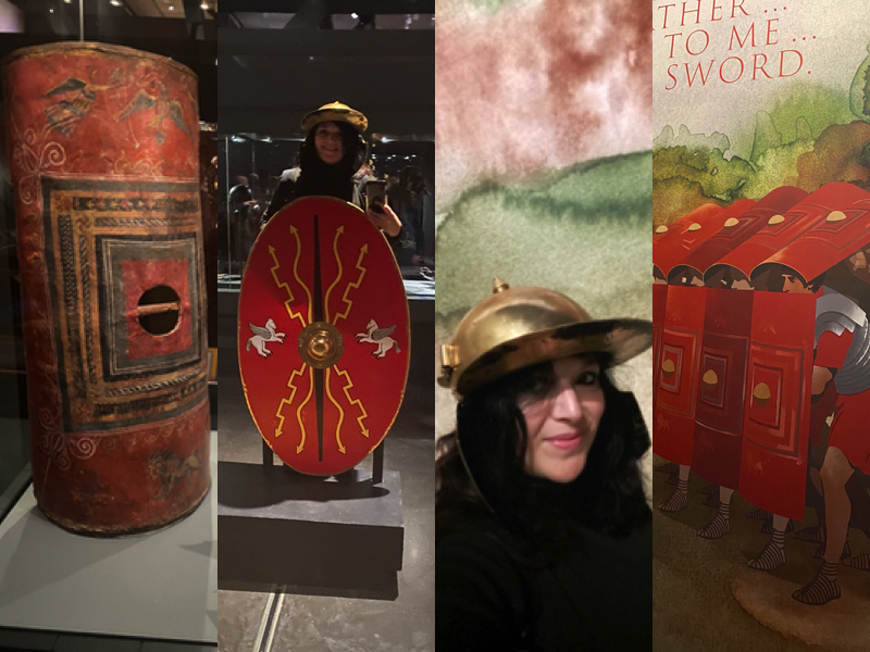 Legion romans exhibition kids activities british museum collage