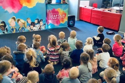 kids Meeting author Tommy Balaam, founder and director of fun at Captain Fantastic