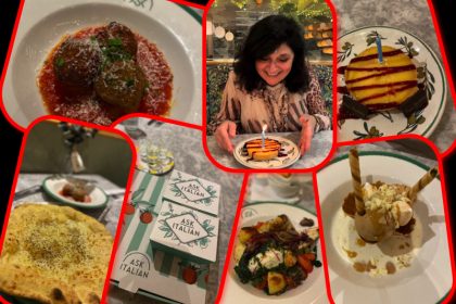 ASK Italian restaurant review London Mums magazine collage