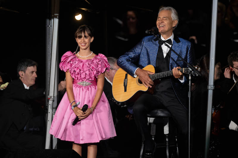 Andrea and Virginia Bocelli 
