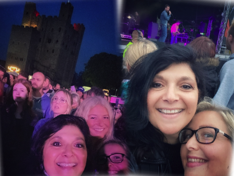 Rochester castle live kaiser chiefs gig rock chicks london mums magazine