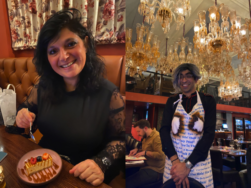 A theatrical feast: Colonel Saab’s Mrs. Doubtfire Experience Menu in Holborn