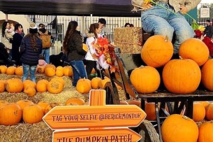 Families can enjoy a free pumpkin patch in Richmond town centre on Saturday 26th October PIC Be Richmond
