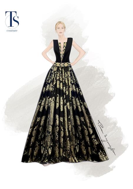 drawing dress