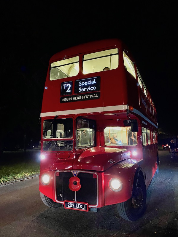 big red bus 'be here festival' the zombies st albans 