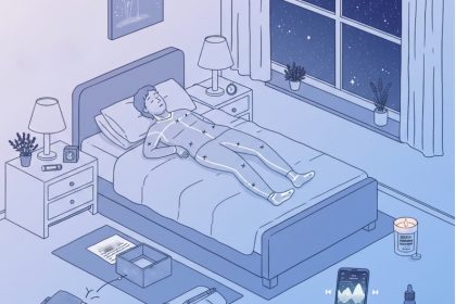world sleep day illustration
