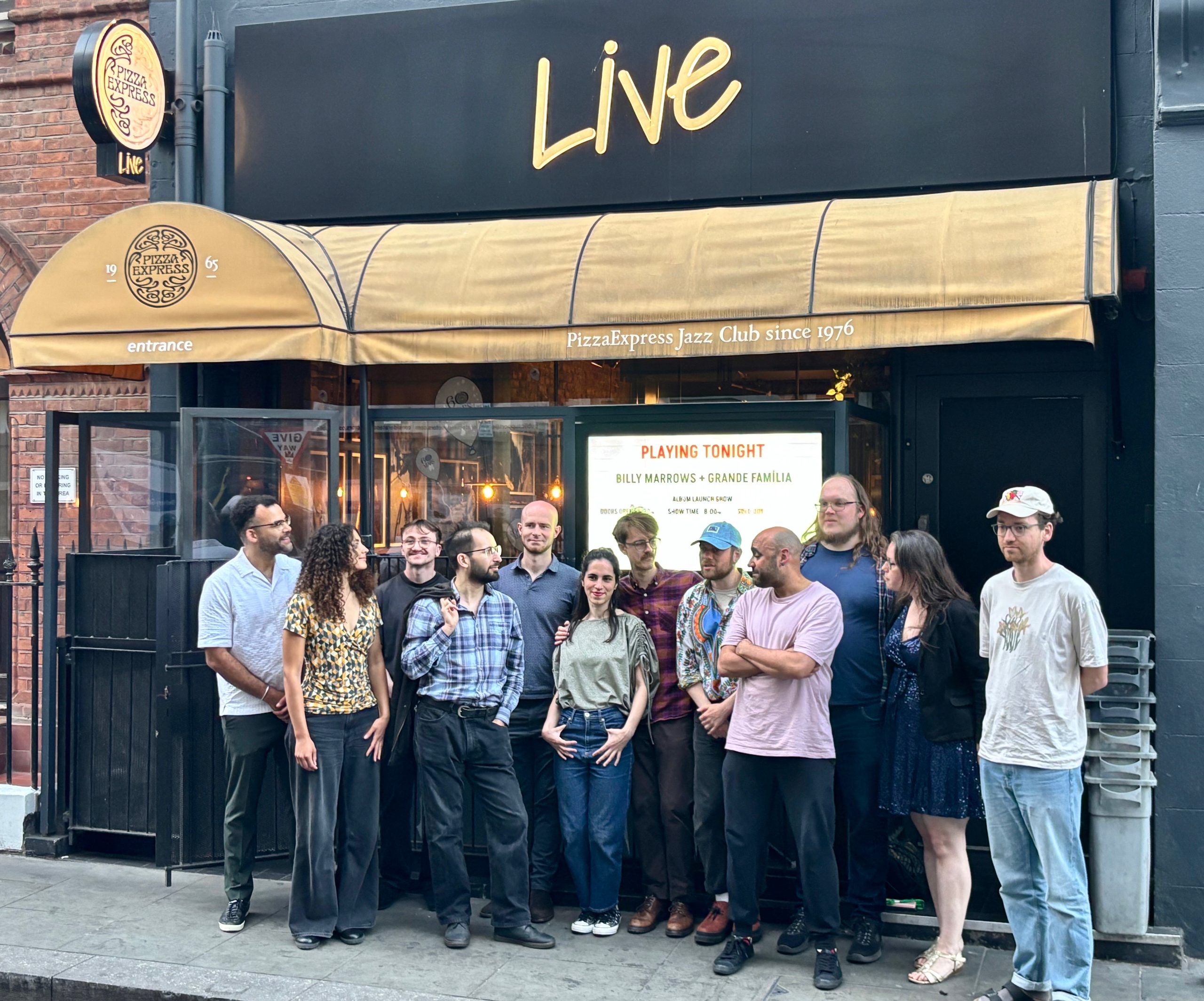 Billy Marrows & Grande Família – The Penelope Album Live at Pizza Express Jazz Club, Soho