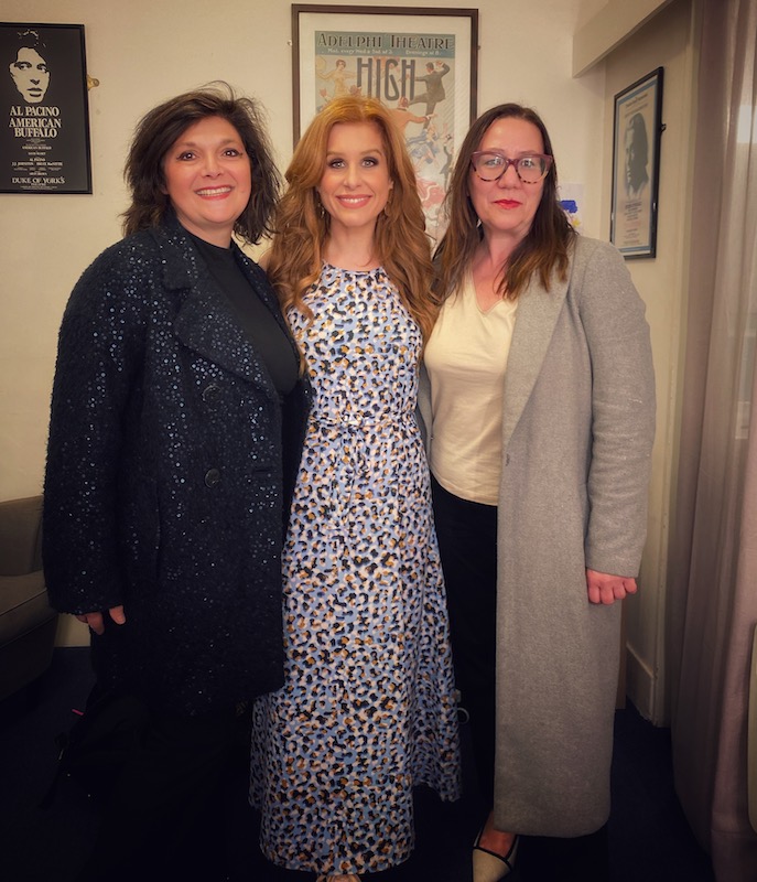 Cassidy janson with monica costa and donatella barbini